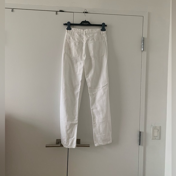 Reformation White Straight Leg Jeans - Picture 4 of 5